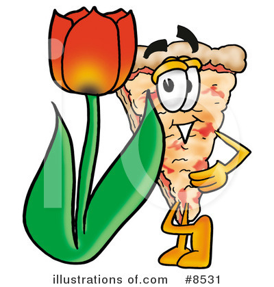 Royalty-Free (RF) Pizza Clipart Illustration by Mascot Junction - Stock Sample #8531