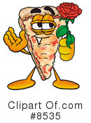 Pizza Clipart #8535 by Mascot Junction