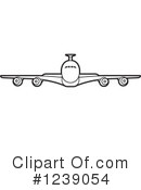 Plane Clipart #1239054 by Lal Perera