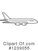 Plane Clipart #1239055 by Lal Perera