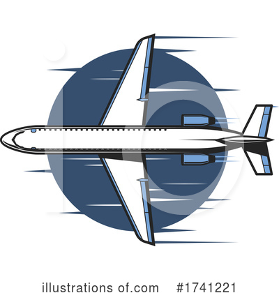 Royalty-Free (RF) Plane Clipart Illustration by Vector Tradition SM - Stock Sample #1741221