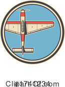 Plane Clipart #1741234 by Vector Tradition SM