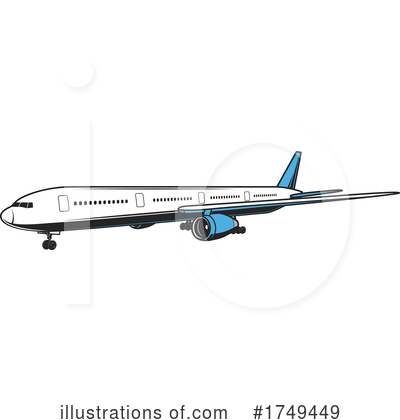 Airliner Clipart #1749449 by Vector Tradition SM