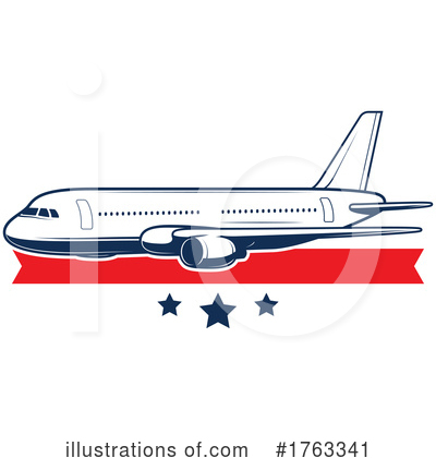 Airplane Clipart #1763341 by Vector Tradition SM