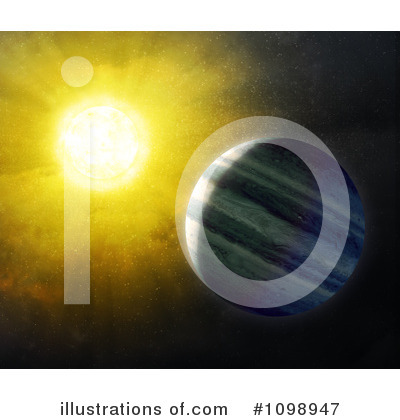 Royalty-Free (RF) Planet Clipart Illustration by Mopic - Stock Sample #1098947