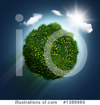 Royalty-Free (RF) Planet Clipart Illustration by KJ Pargeter - Stock Sample #1388960