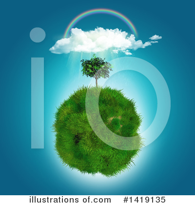 Royalty-Free (RF) Planet Clipart Illustration by KJ Pargeter - Stock Sample #1419135