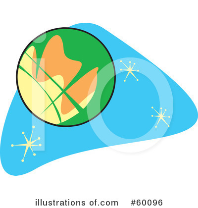 Royalty-Free (RF) Planet Clipart Illustration by xunantunich - Stock Sample #60096