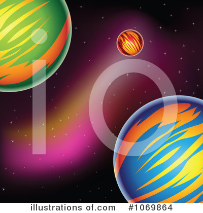 Royalty-Free (RF) Planets Clipart Illustration by cidepix - Stock Sample #1069864