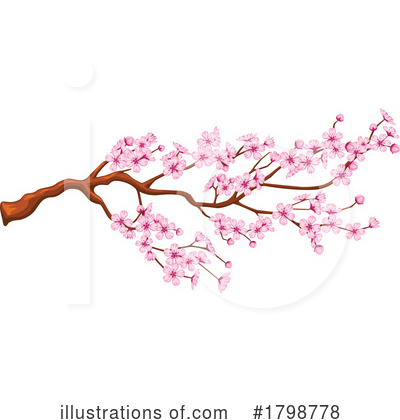 Blossoms Clipart #1798778 by Vector Tradition SM