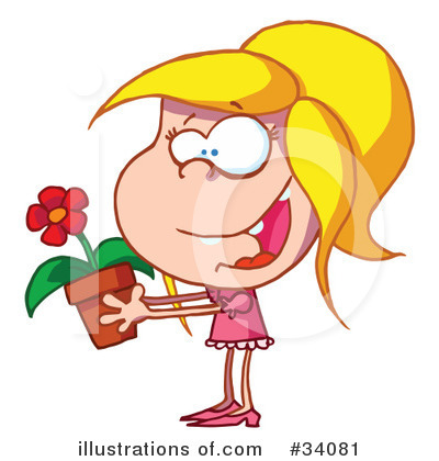 Flower Pot Clipart #34081 by Hit Toon
