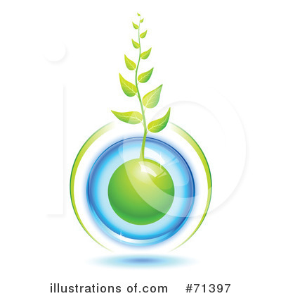Royalty-Free (RF) Plant Clipart Illustration by Oligo - Stock Sample #71397