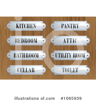 Royalty-Free (RF) Plaques Clipart Illustration by Eugene - Stock Sample #1065939