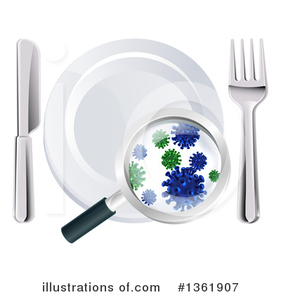 Royalty-Free (RF) Plate Clipart Illustration by AtStockIllustration - Stock Sample #1361907