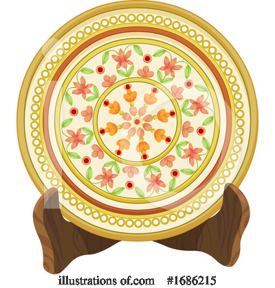 Royalty-Free (RF) Plate Clipart Illustration by Morphart Creations - Stock Sample #1686215