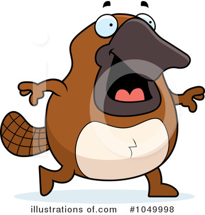 Royalty-Free (RF) Platypus Clipart Illustration by Cory Thoman - Stock Sample #1049998