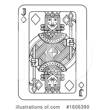 Playing Card Clipart #1606390 by AtStockIllustration