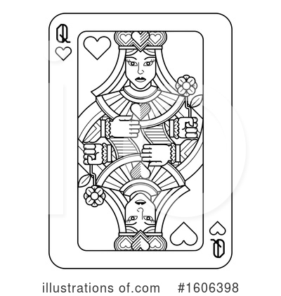 Playing Card Clipart #1606398 by AtStockIllustration