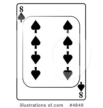 Royalty-Free (RF) Playing Card Clipart Illustration by djart - Stock Sample #4849