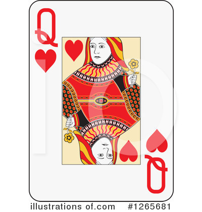 Queen Of Hearts Clipart #1265681 by Frisko