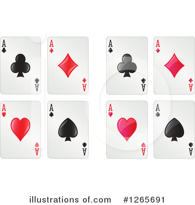 Royalty-Free (RF) Playing Cards Clipart Illustration by Frisko - Stock Sample #1265691