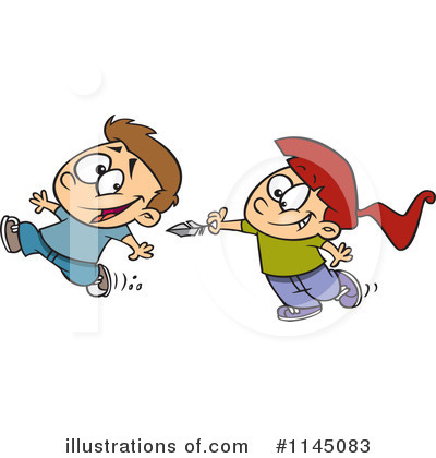 Royalty-Free (RF) Playing Clipart Illustration by toonaday - Stock Sample #1145083
