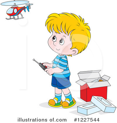 Royalty-Free (RF) Playing Clipart Illustration by Alex Bannykh - Stock Sample #1227544