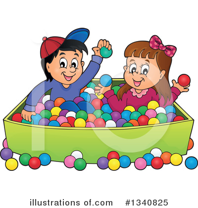 Royalty-Free (RF) Playing Clipart Illustration by visekart - Stock Sample #1340825