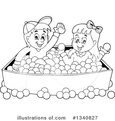 Royalty-Free (RF) Playing Clipart Illustration by visekart - Stock Sample #1340827