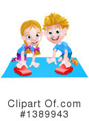Playing Clipart #1389943 by AtStockIllustration