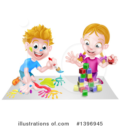 Toys Clipart #1396945 by AtStockIllustration