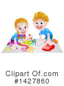 Playing Clipart #1427860 by AtStockIllustration