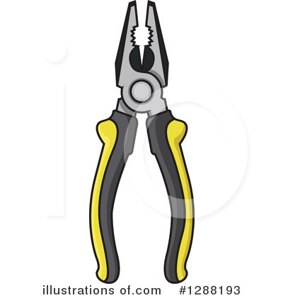Pliers Clipart #1288193 by Vector Tradition SM