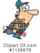 Plumber Clipart #1109676 by toonaday