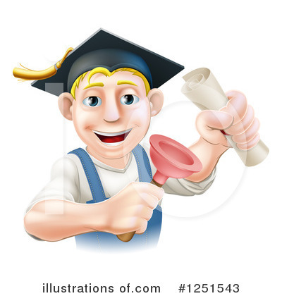 Graduation Clipart #1251543 by AtStockIllustration