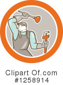 Plumber Clipart #1258914 by patrimonio