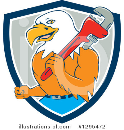 American Eagle Clipart #1295472 by patrimonio