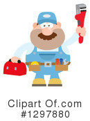 Plumber Clipart #1297880 by Hit Toon