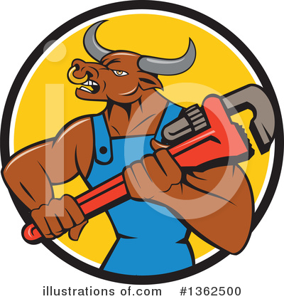 Bull Clipart #1362500 by patrimonio