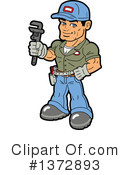 Plumber Clipart #1372893 by Clip Art Mascots