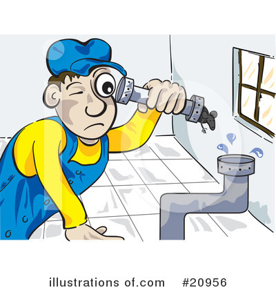 Royalty-Free (RF) Plumber Clipart Illustration by Paulo Resende - Stock Sample #20956