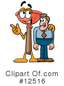 Plunger Character Clipart #12516 by Mascot Junction