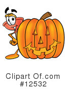 Plunger Character Clipart #12532 by Mascot Junction