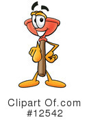 Plunger Character Clipart #12542 by Mascot Junction
