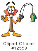 Plunger Character Clipart #12559 by Mascot Junction