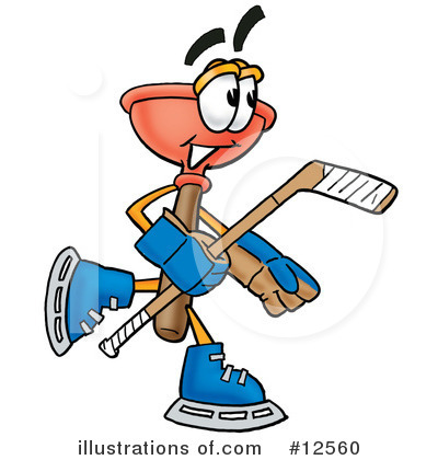Plunger Character Clipart #12560 by Mascot Junction
