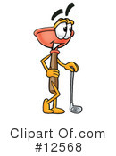 Plunger Character Clipart #12568 by Mascot Junction