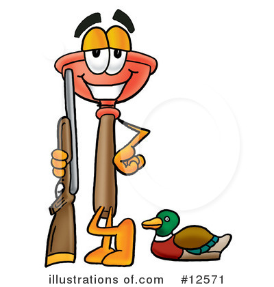 Plunger Clipart #12571 by Mascot Junction