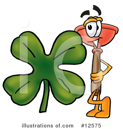 Royalty-Free (RF) Plunger Character Clipart Illustration by Mascot Junction - Stock Sample #12575