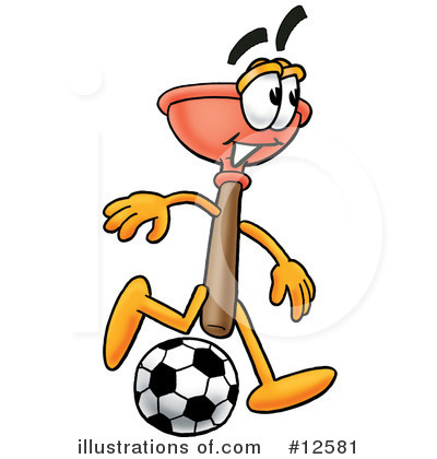 Soccer Ball Clipart #12581 by Mascot Junction